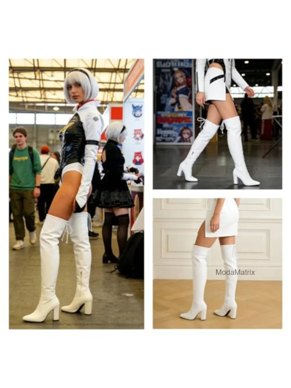Thigh High Boots Over The Knee Suede Stiletto Zipper Lace Up Chunky Heels